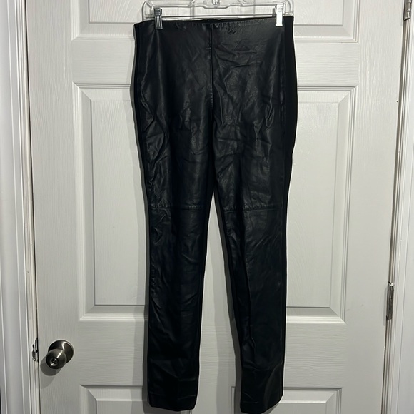 Chicos women’s faux leather front pants. Black. Size 00 (XS/2) - Picture 1 of 6